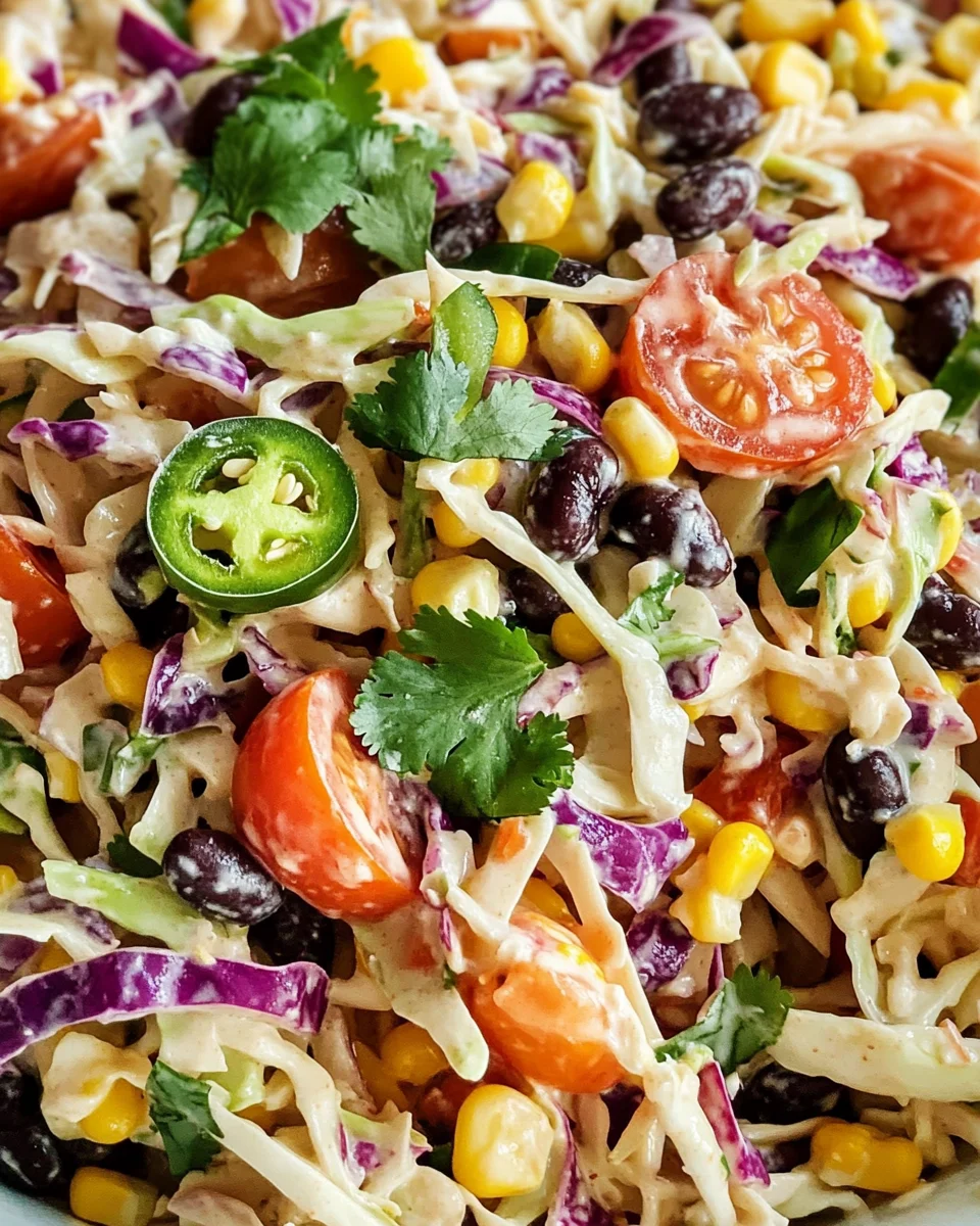 Easy Mexican Coleslaw Recipe