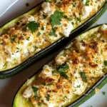 Feta Cheese Stuffed Zucchini