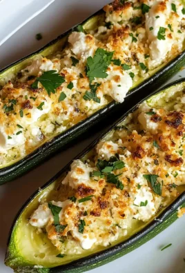 Feta Cheese Stuffed Zucchini