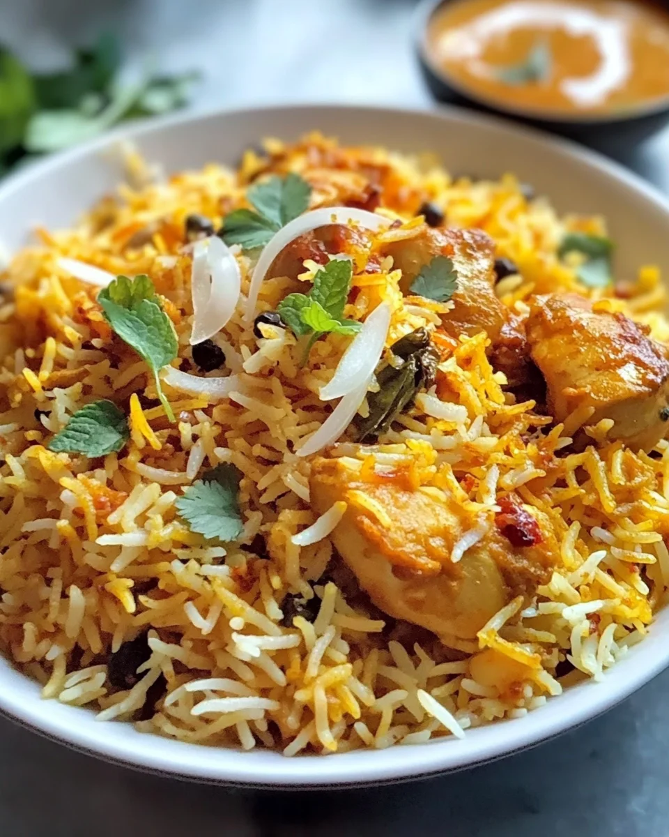 Fragrant Butter Chicken Biryani