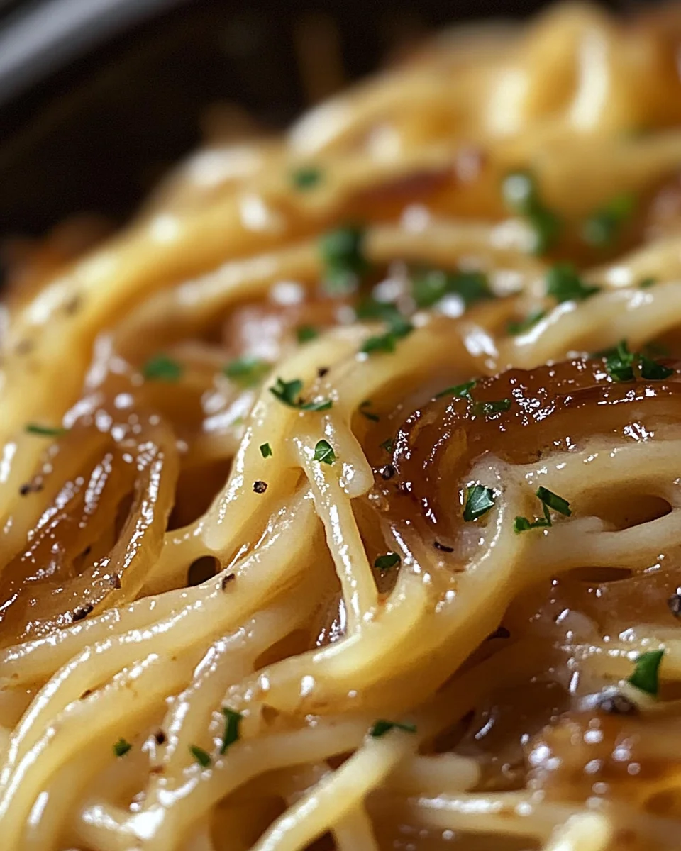 French Onion Pasta – Cozy, Savory & Comforting in Every Bite