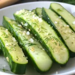 Garlic Dill Cucumbers