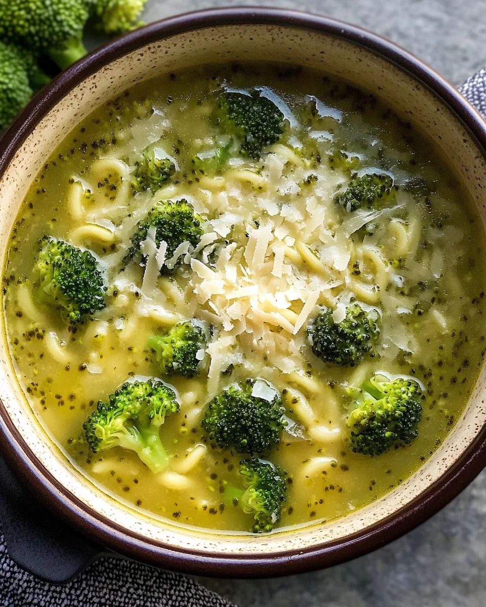 Garlic Italian Broccoli Soup