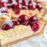 German Cherry Cake - Cherry Custard Pie