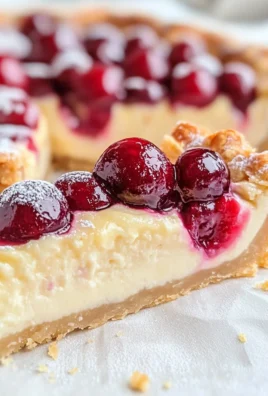 German Cherry Cake - Cherry Custard Pie