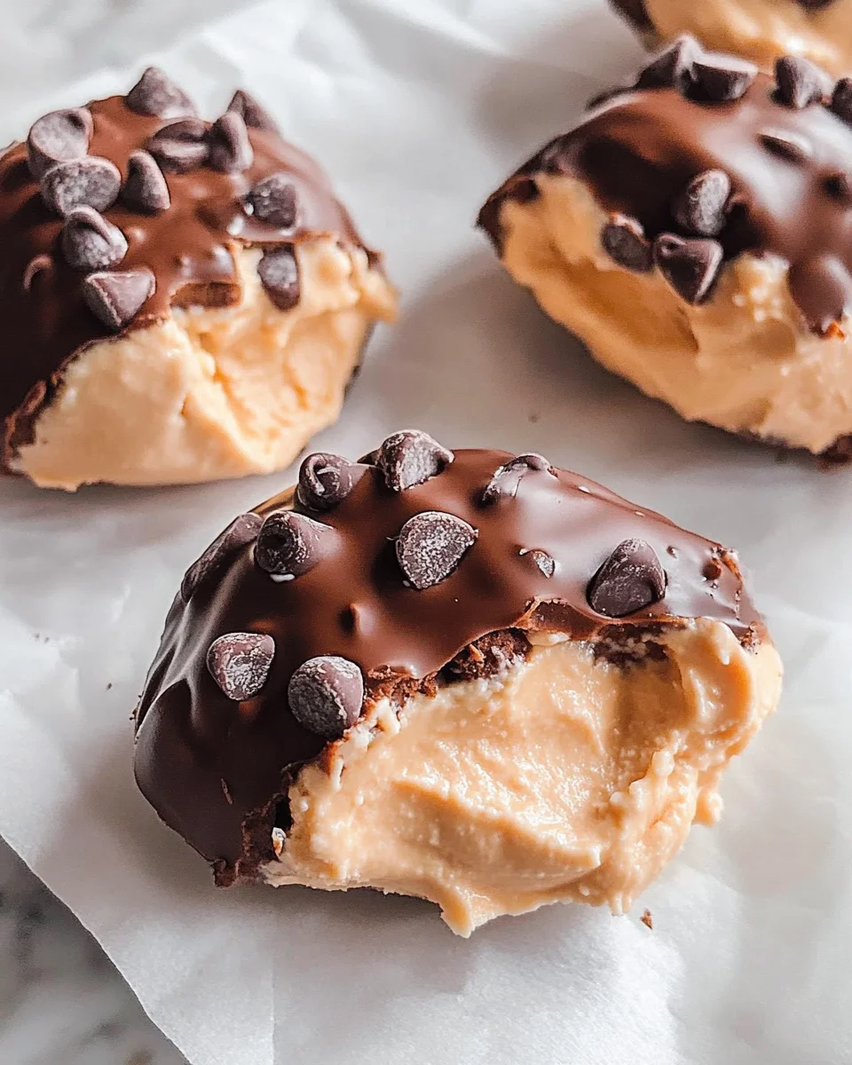 High Protein Frozen Peanut Butter Greek Yogurt Bites