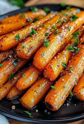 Honey Garlic Butter Roasted Carrots