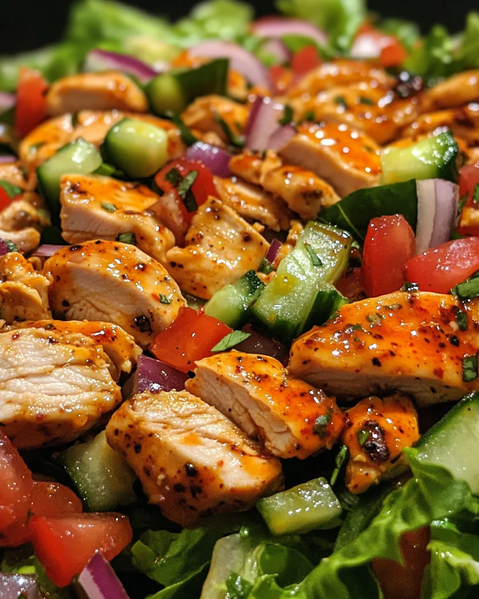 Honey Hot Chicken Salad