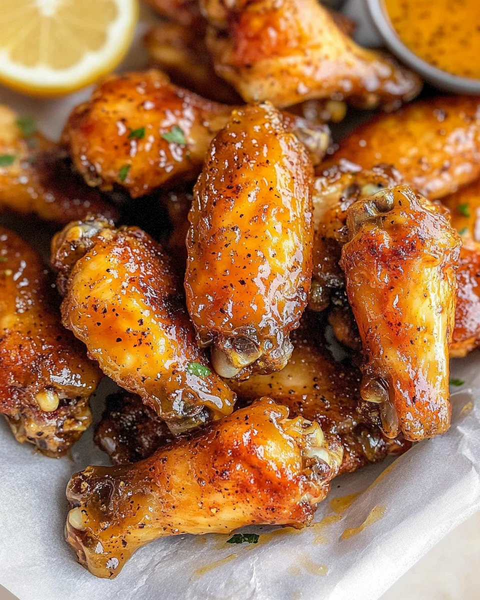 Honey Lemon Pepper Wings