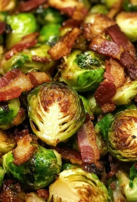 Hot Honey Brussels Sprouts with Bacon