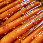 Hot Honey Pickled Carrots