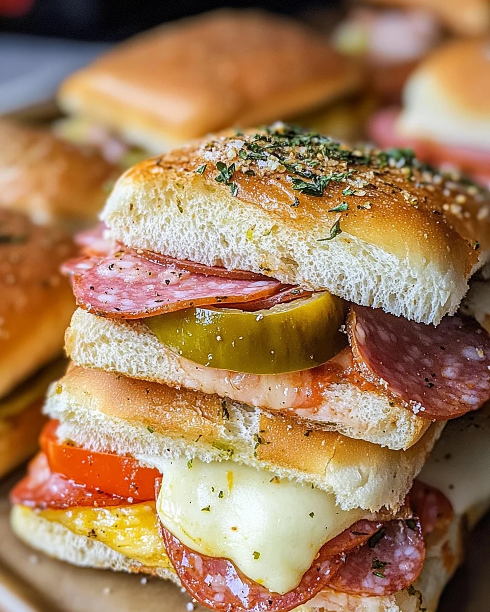 Hot Italian Sub Sliders