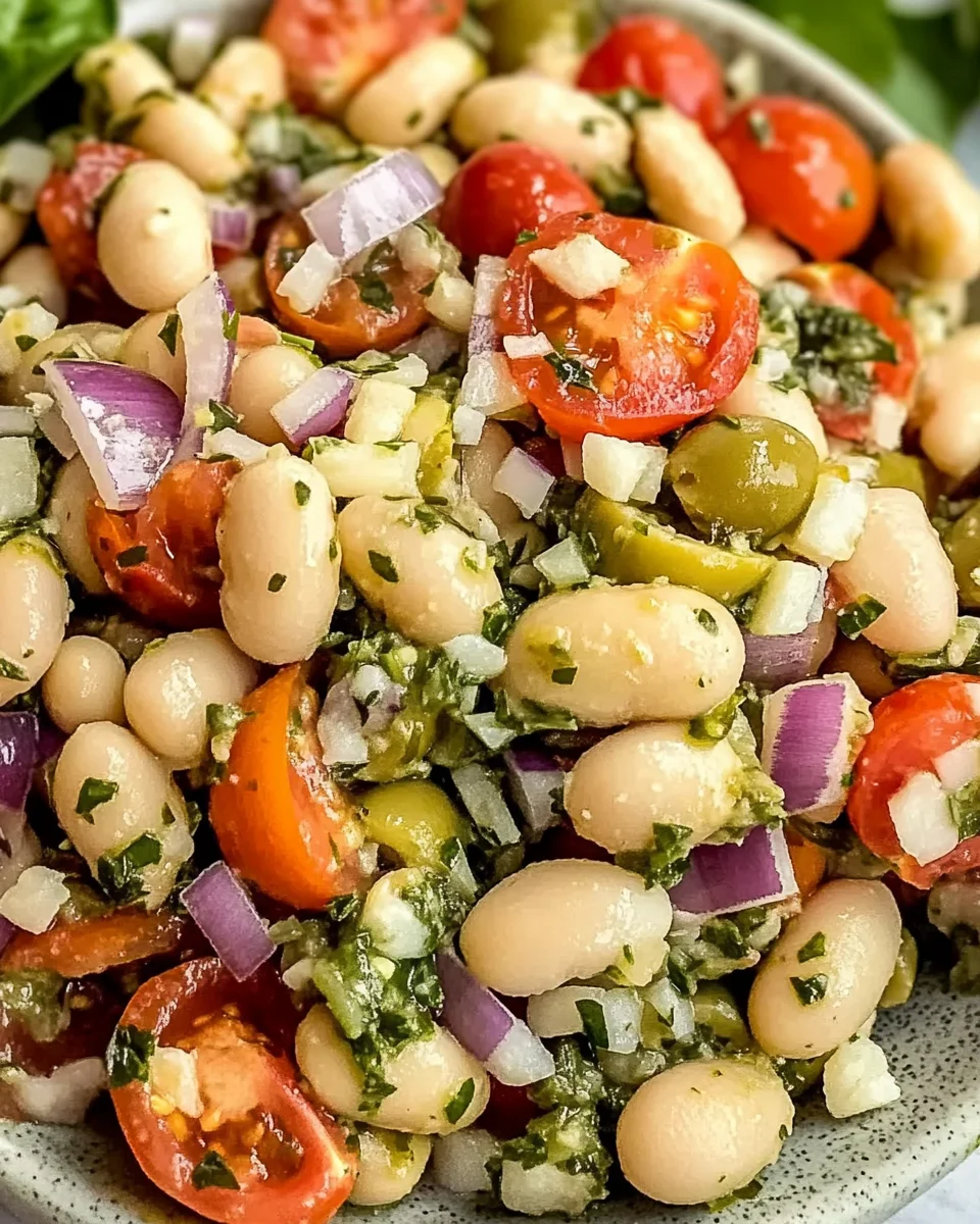 Italian White Bean Salad Recipe