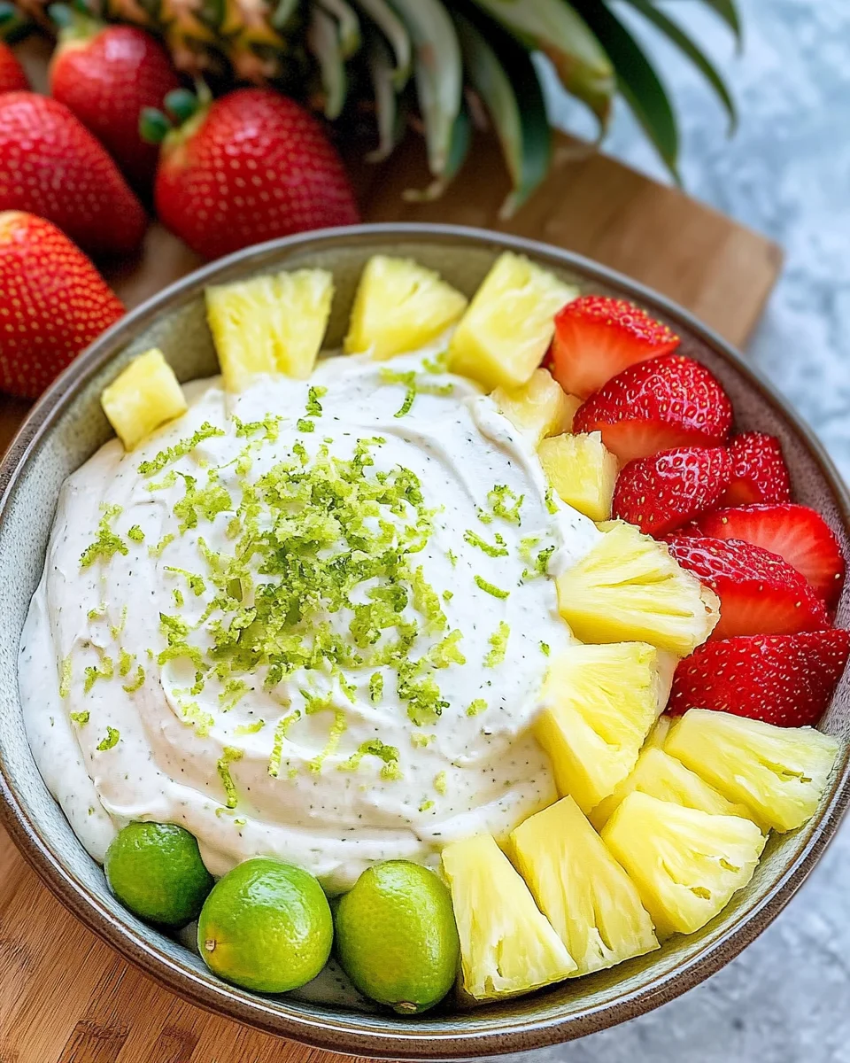 Key Lime Pie Fruit Dip