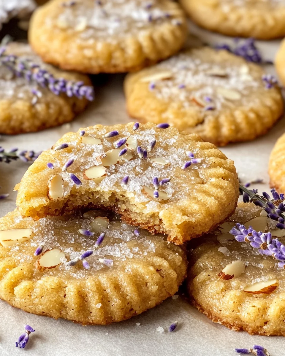 Lavender Honey Crunch Cookies