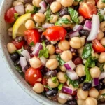 Lemon Basil Three Bean Salad