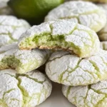 Lime Crinkle Cookies