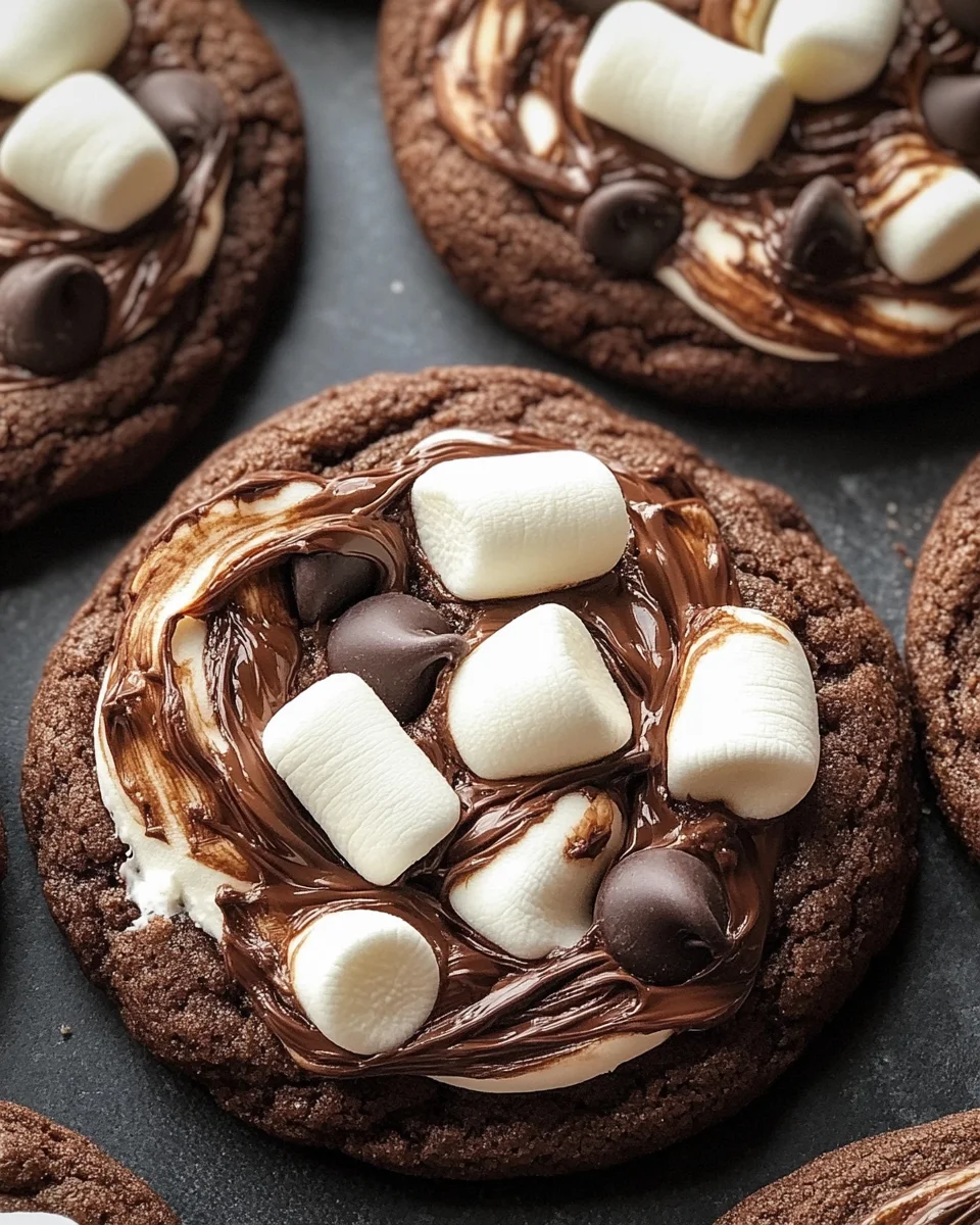 Marshmallow Chocolate Cookies