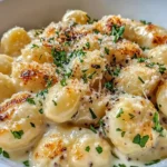 Millionaire Gnocchi with Creamy Sauce