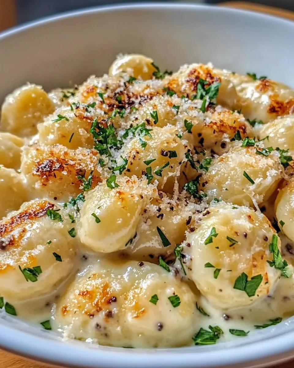 Millionaire Gnocchi with Creamy Sauce