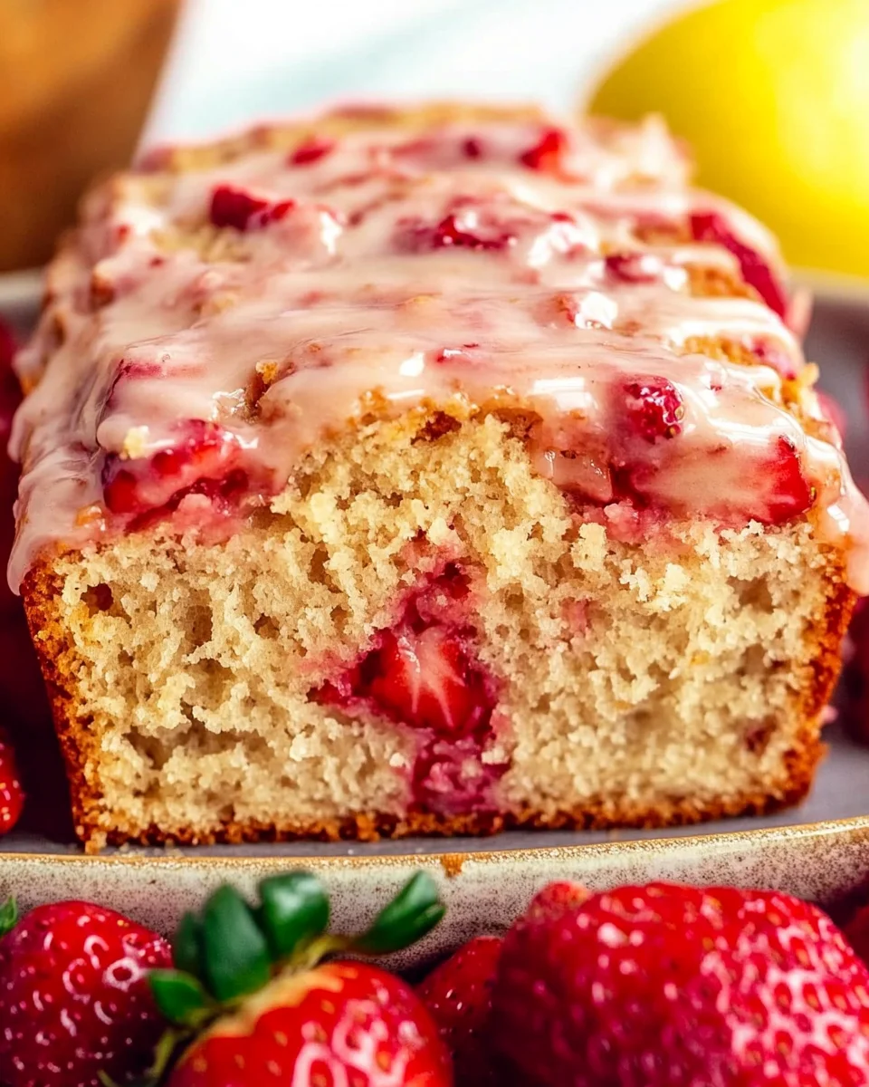 Moist Strawberry Bread (One Bowl)