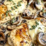 Mushroom Asiago Chicken