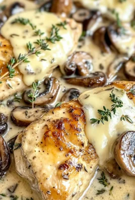 Mushroom Asiago Chicken