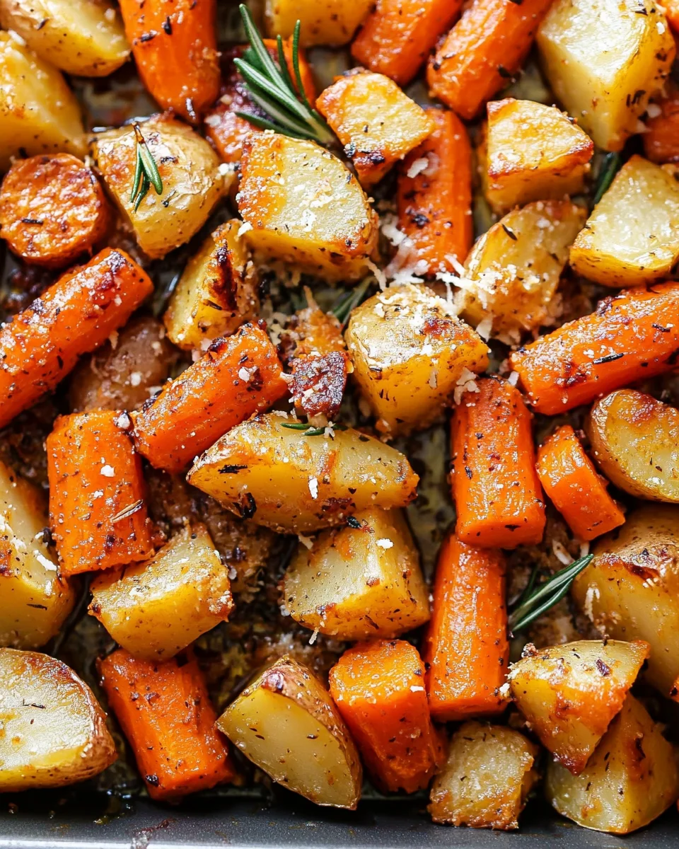 Oven Roasted Carrots and Potatoes