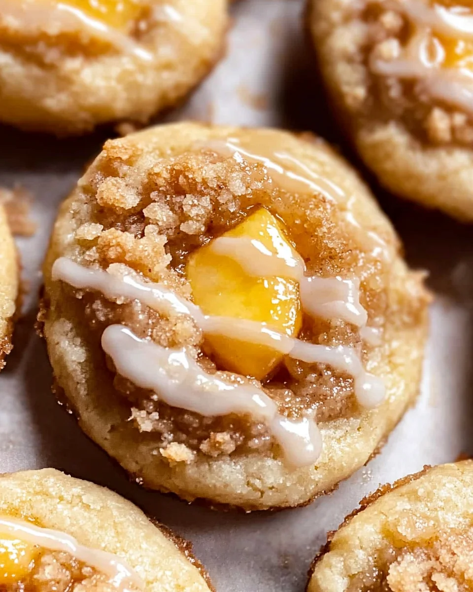 Peach Cobbler Cookies