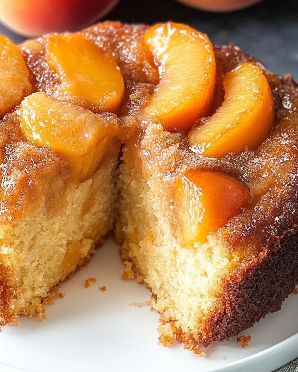 Peach Cobbler Pound Cake