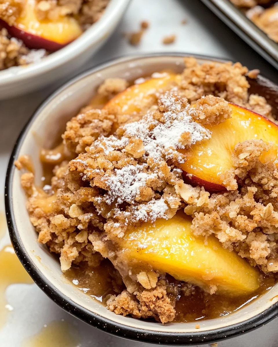 Peach Crisp
