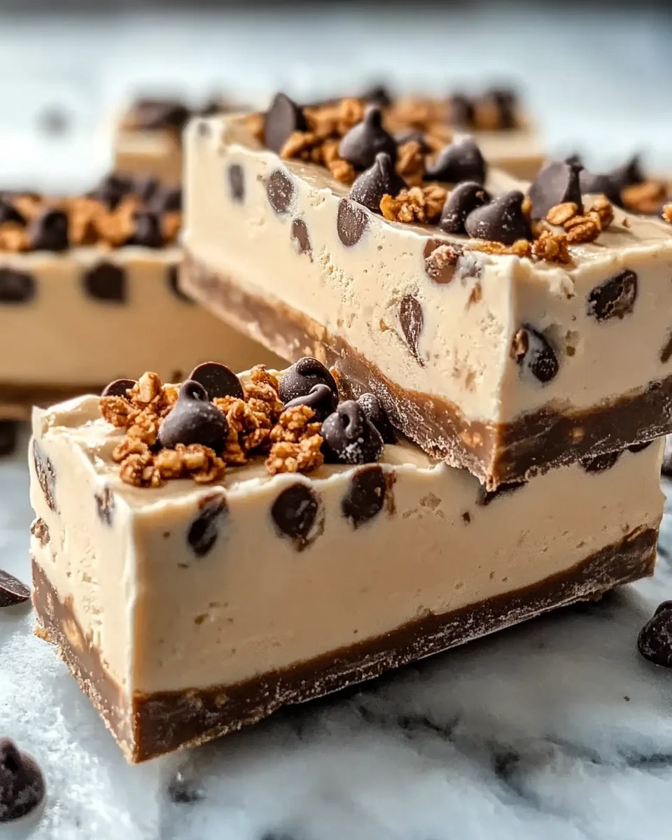 Peanut Butter Frozen Yogurt Bars