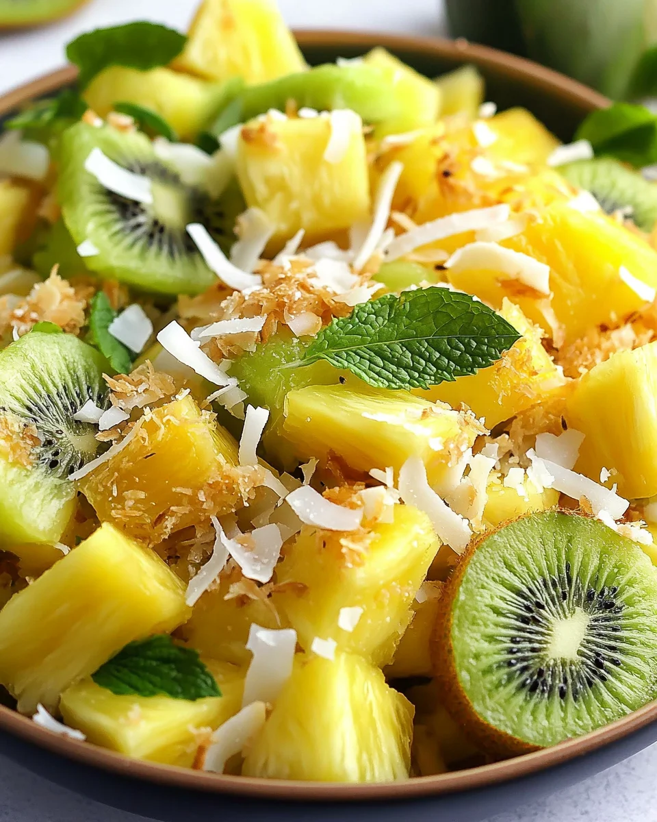 Pineapple Kiwi Salad