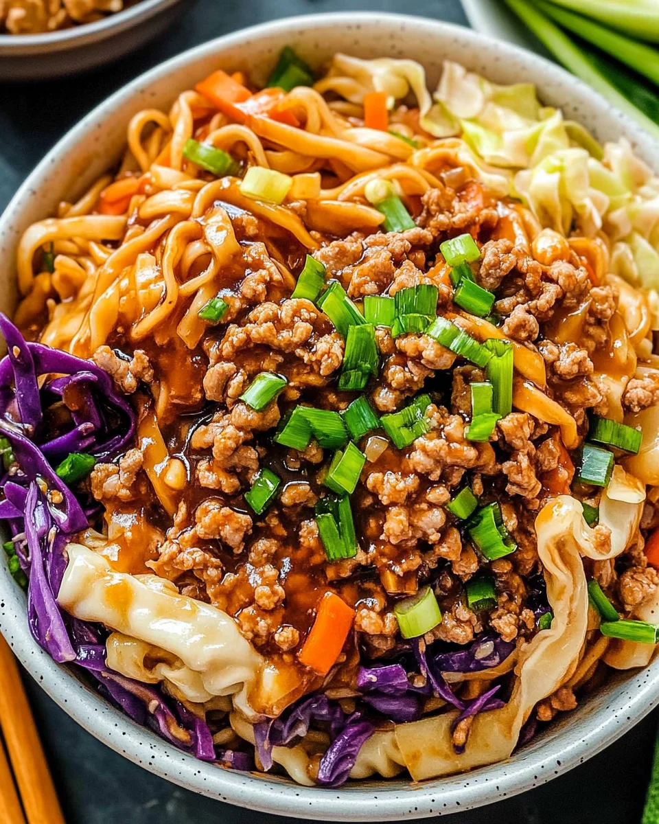 Potsticker Noodle Bowl