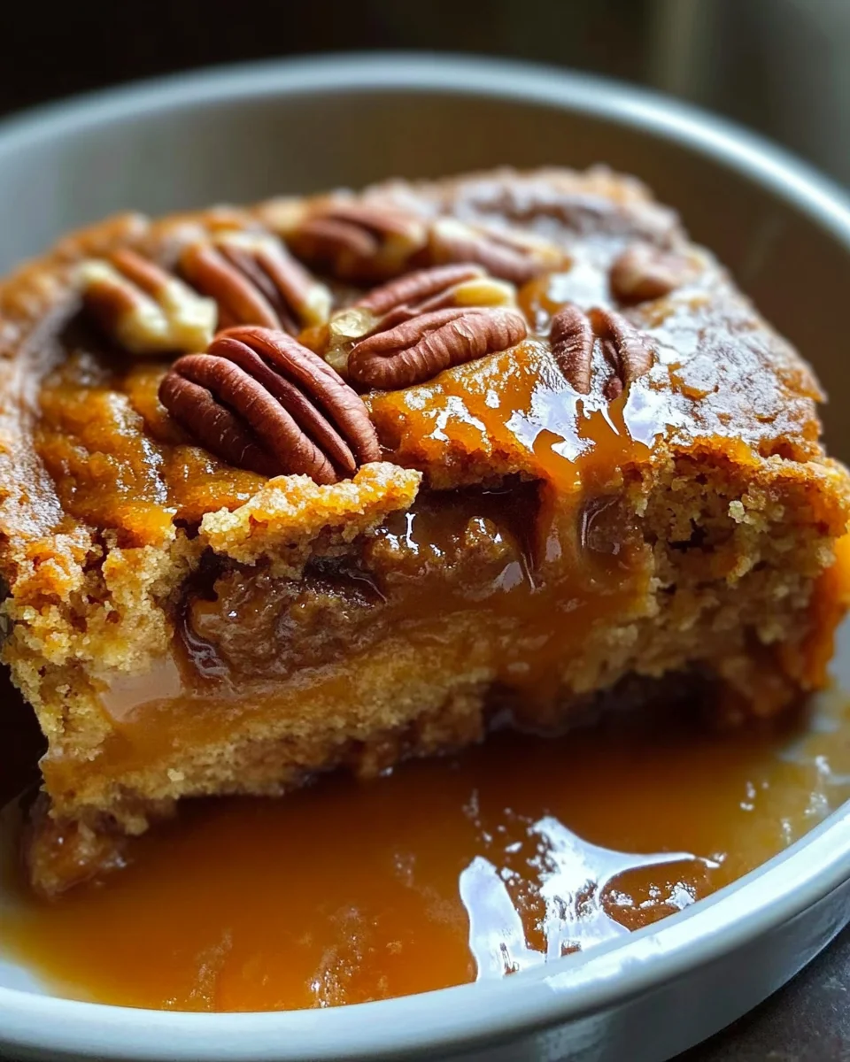 Pumpkin Pecan Cobbler