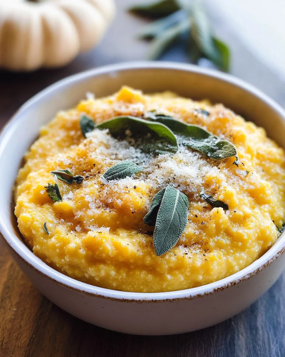 Pumpkin Sage Polenta