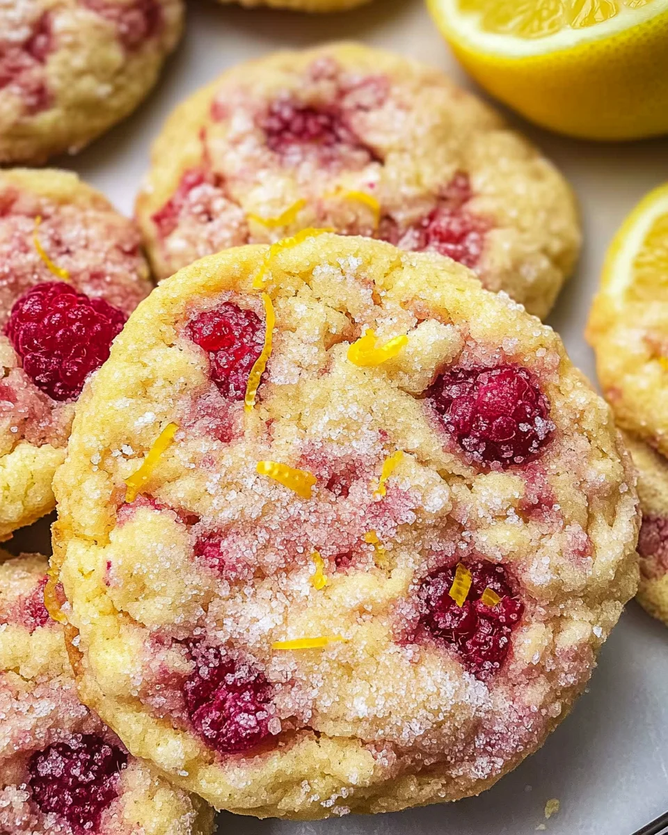 Raspberry Lemonade Cookies