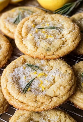 Rosemary Cookies with Lemon Sugar