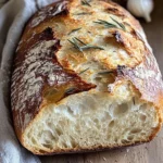 Rosemary and Roasted Garlic Artisan Bread