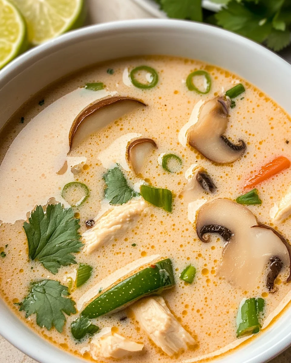 Slow Cooker Tom Kha Soup Recipe