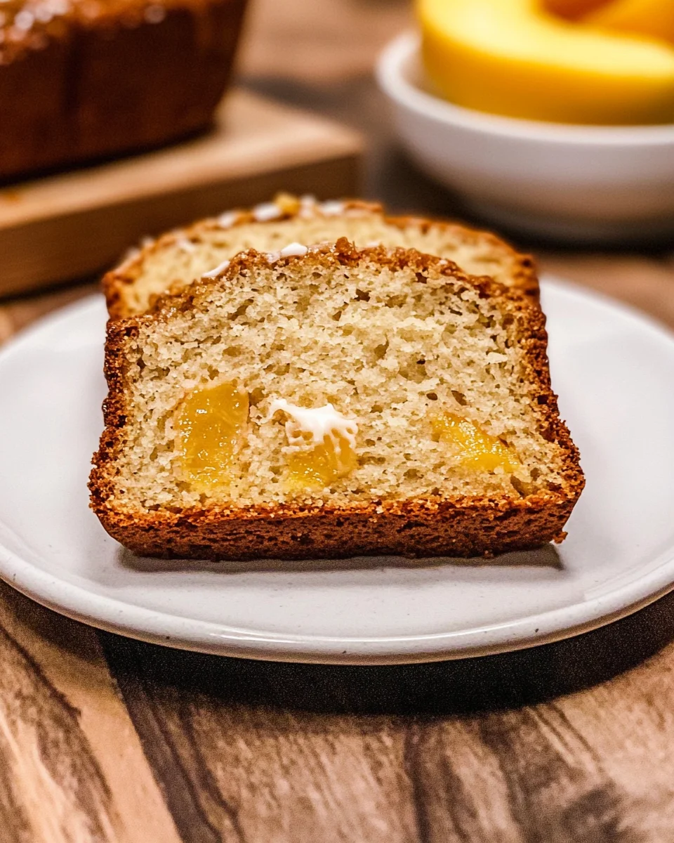 Southern Peach Bread