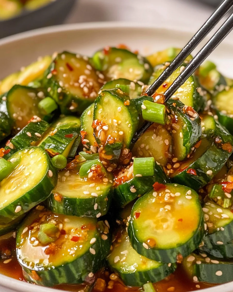 Spicy Asian Cucumber Salad
