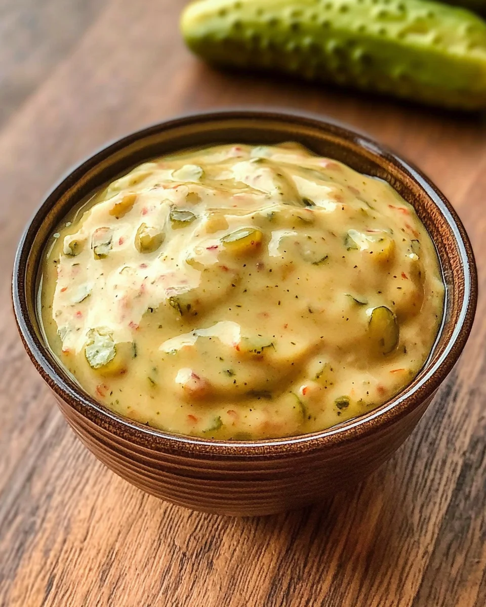 Spicy Dill Pickle Burger Sauce Recipe
