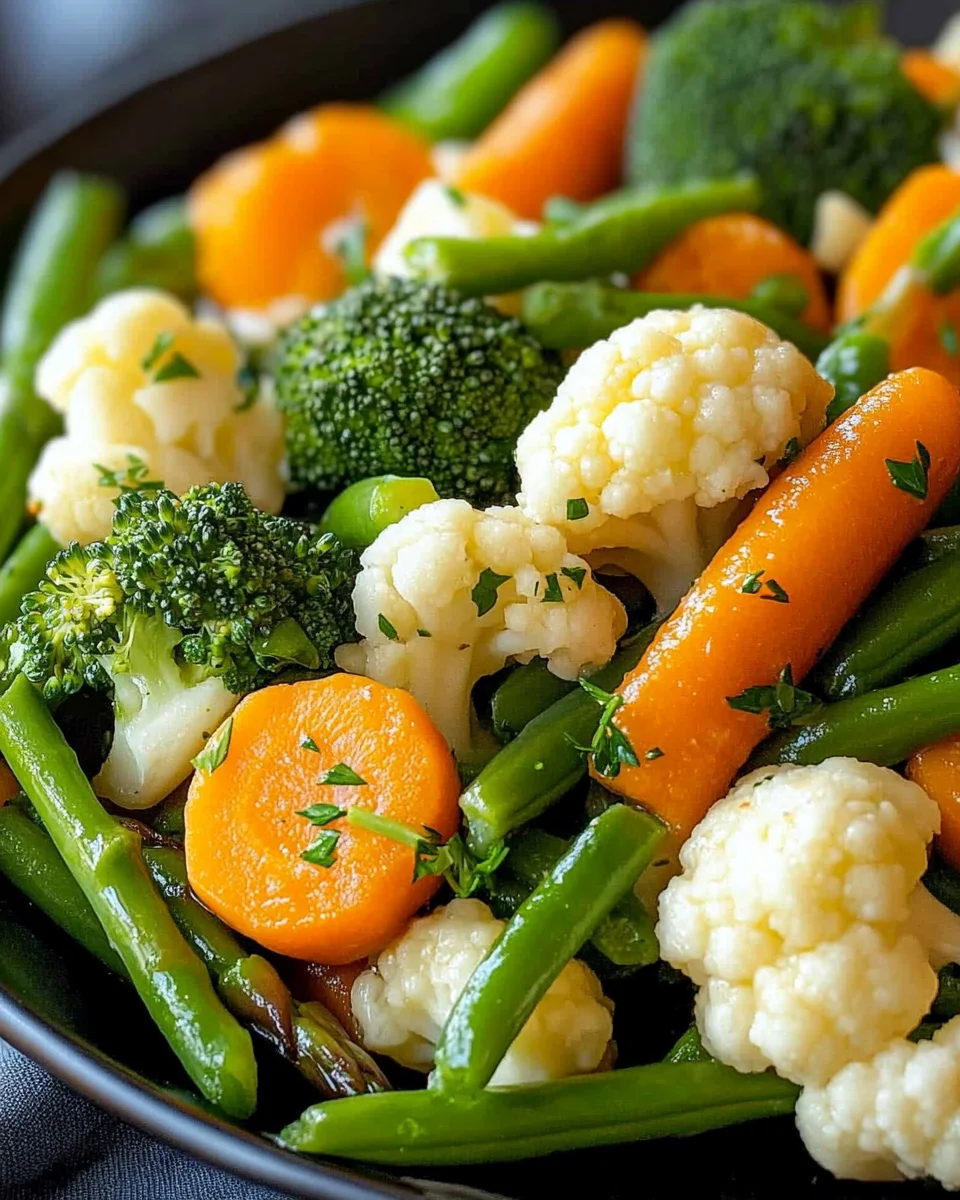Steamed Vegetable Medley