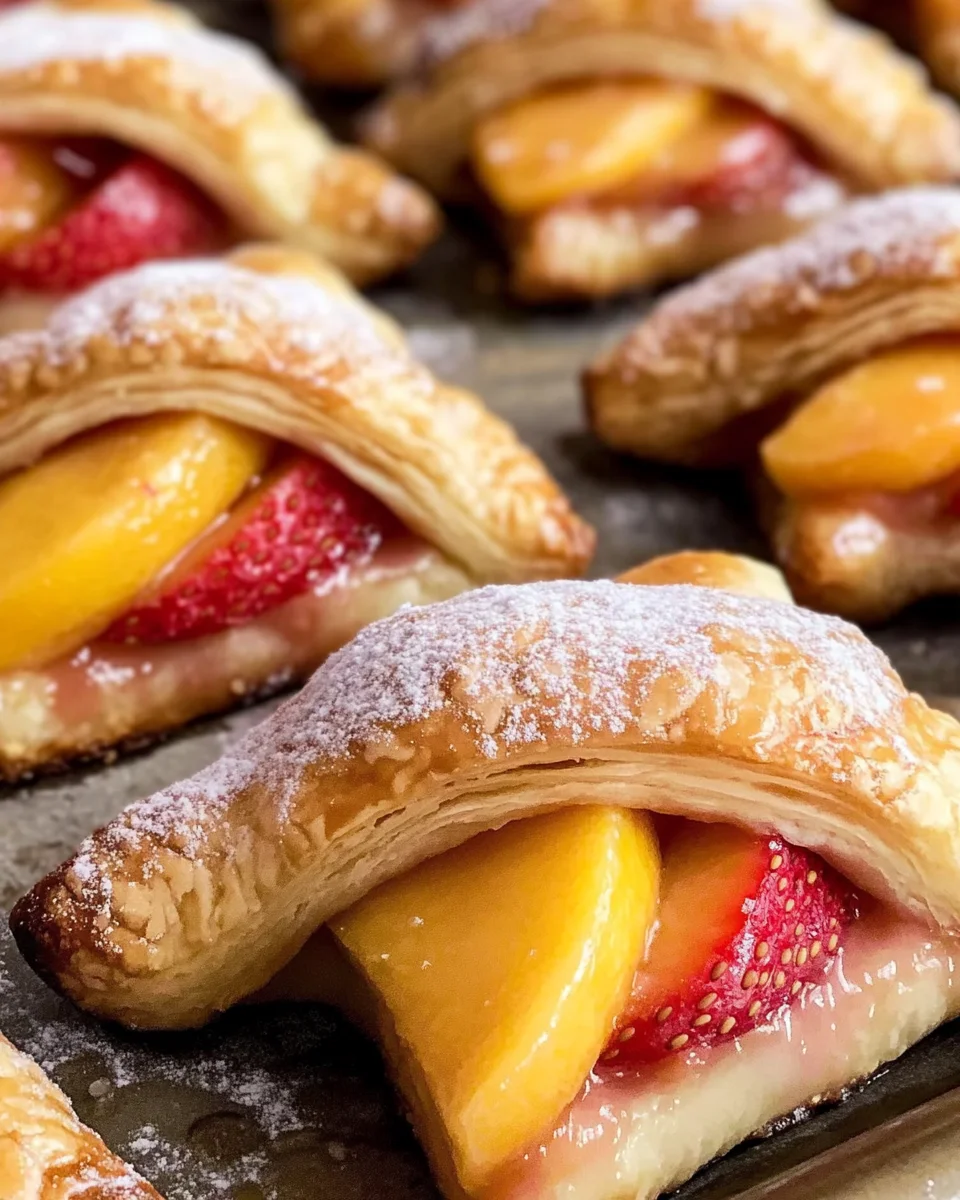 Strawberry Peach Pie Bites