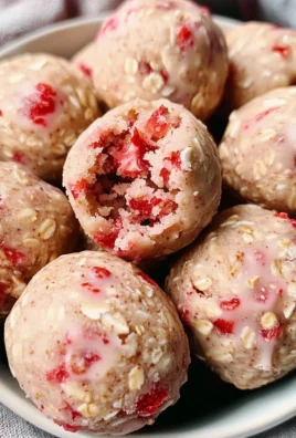 Strawberry Shortcake Energy Bites