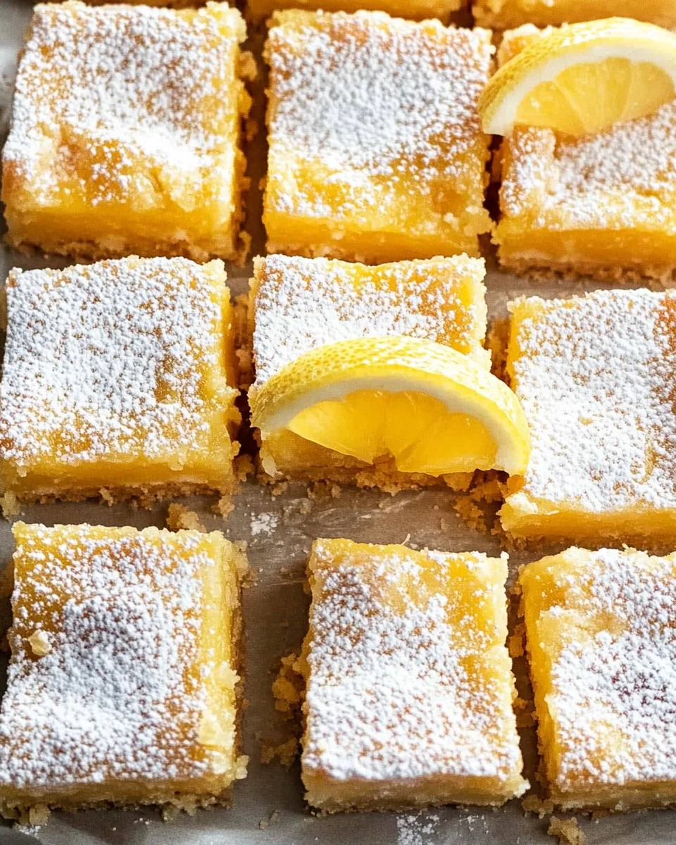 Super Easy Lemon Bars