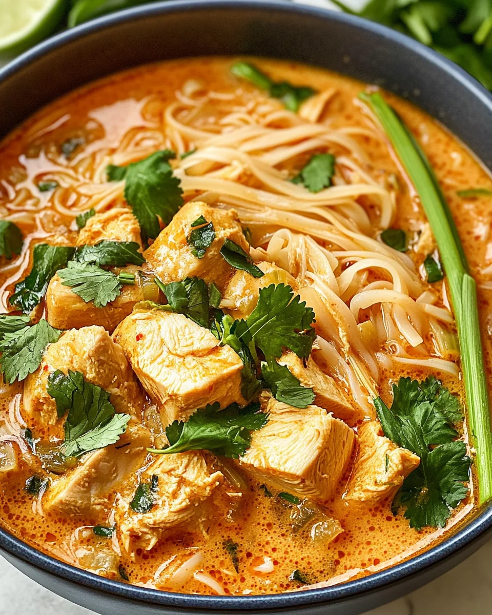 Thai Red Curry Noodle Soup