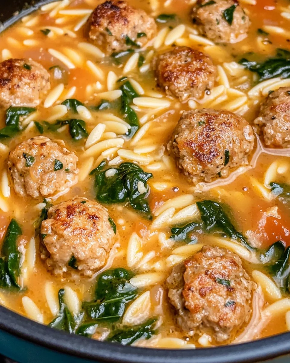 Turkey Meatball Soup