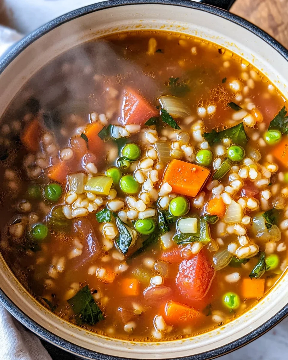 Vegetable Barley Soup